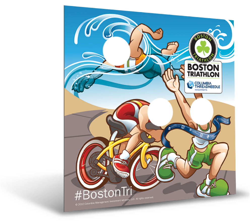 photo stand-in of a swimmer, biker and runner