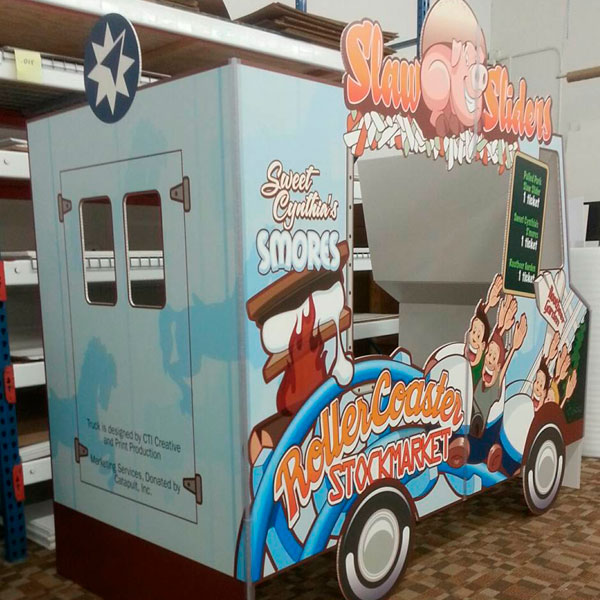 food truck display rear 3/4